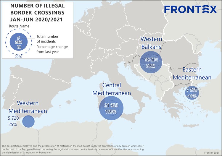 Közel hatvan százalékkal nőtt a migrációs nyomás tavalyhoz képest