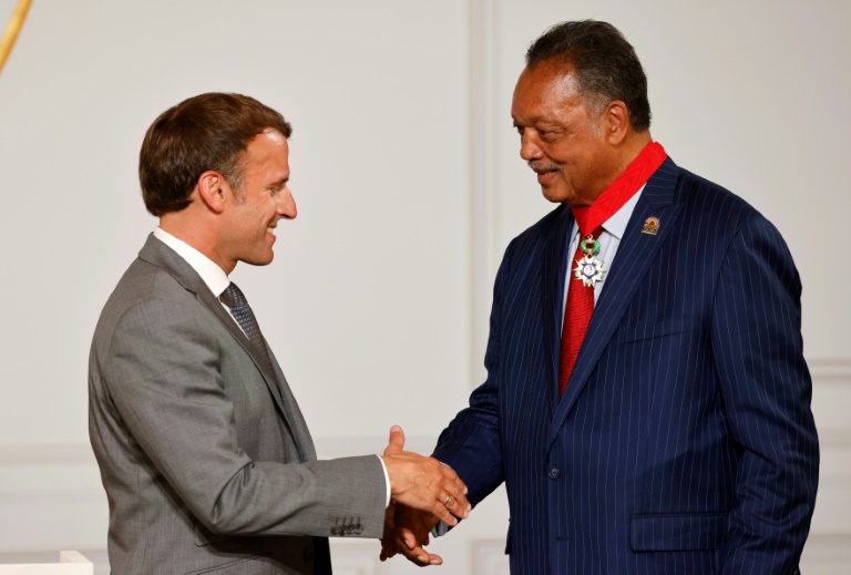 Macron gives highest state honour to anti-Semitic, racist reverend – video