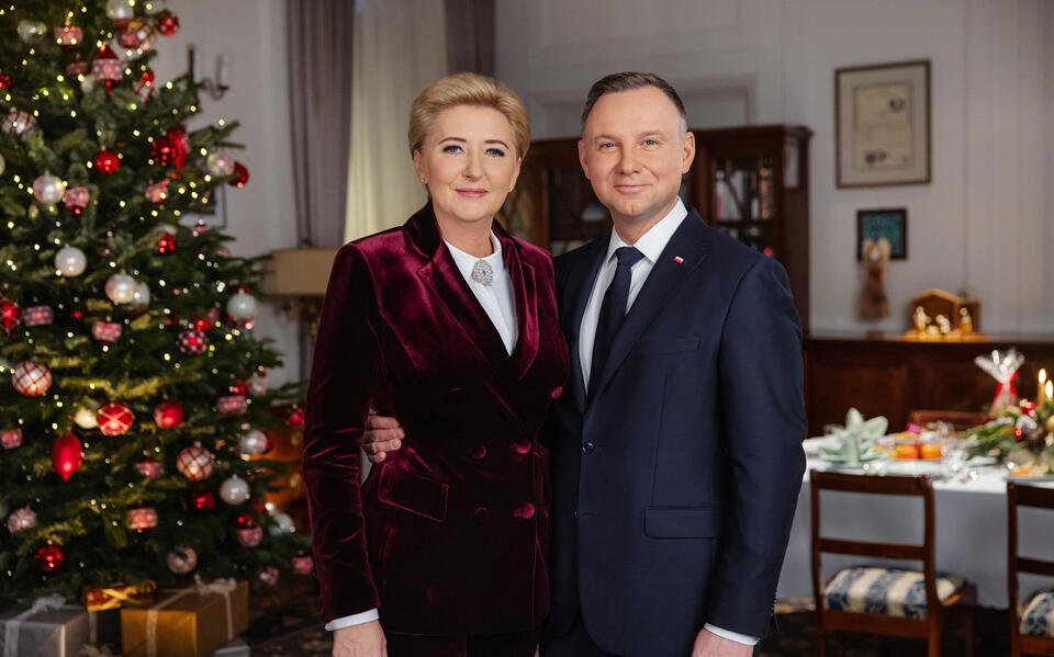 Andrzej Duda: Karácsonyi örömöt, jó egészséget, családi harmóniát és jólétet kívánunk minden lengyelnek