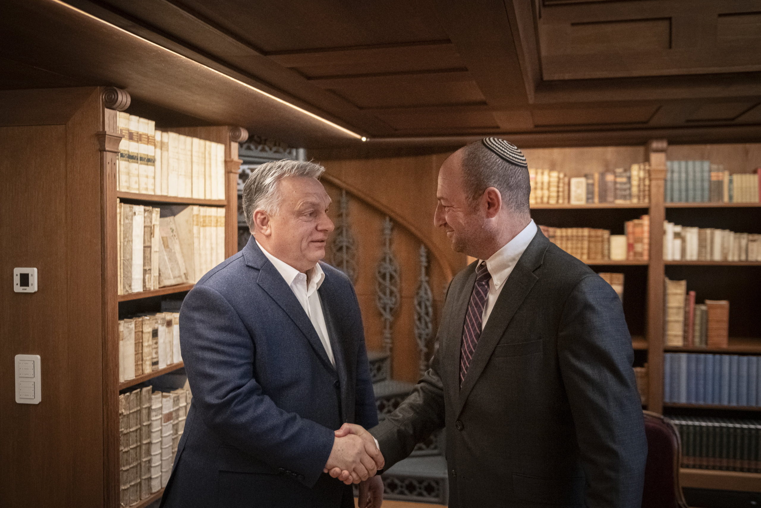 Orbán Viktor izraeli konzervatív politikai vezetővel tárgyalt