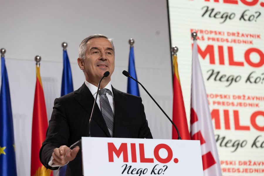 No winner in first round of Montenegro's presidential race